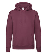 Fruit of the Loom Premium Hooded Sweatshirt | Burgundy thumbnail 4