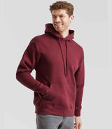 Fruit of the Loom Premium Hooded Sweatshirt | Burgundy thumbnail 3
