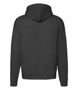 Fruit of the Loom Premium Zip Hooded Sweatshirt | Black thumbnail 5