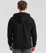 Fruit of the Loom Premium Zip Hooded Sweatshirt | Black thumbnail 2