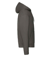 Fruit of the Loom Premium Zip Hooded Sweatshirt | Charcoal thumbnail 3