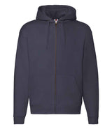 Fruit of the Loom Premium Zip Hooded Sweatshirt | Deep Navy thumbnail 4