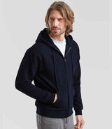 Fruit of the Loom Premium Zip Hooded Sweatshirt | Deep Navy thumbnail 3