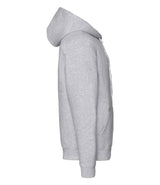 Fruit of the Loom Premium Zip Hooded Sweatshirt | Heather Grey thumbnail 6
