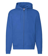 Fruit of the Loom Premium Zip Hooded Sweatshirt | Royal Blue thumbnail 1