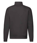 Fruit of the Loom Premium Zip Neck Sweatshirt | Black thumbnail 5