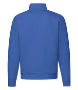 Fruit of the Loom Premium Zip Neck Sweatshirt | Royal Blue thumbnail 5