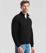 Fruit of the Loom Premium Sweat Jacket | Black thumbnail 3
