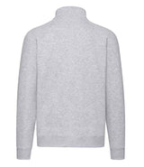 Fruit of the Loom Premium Sweat Jacket | Heather Grey thumbnail 5