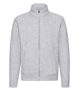 Fruit of the Loom Premium Sweat Jacket | Heather Grey thumbnail 4