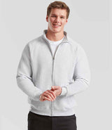 Fruit of the Loom Premium Sweat Jacket | Heather Grey thumbnail 1