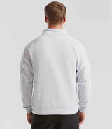 Fruit of the Loom Premium Sweat Jacket | Heather Grey thumbnail 2