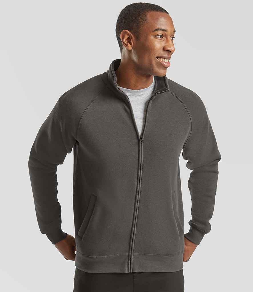 Fruit of the Loom Premium Sweat Jacket | Light Graphite