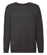 Fruit of the Loom Kids Premium Drop Shoulder Sweatshirt | Black thumbnail 4