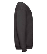 Fruit of the Loom Kids Premium Drop Shoulder Sweatshirt | Black thumbnail 6