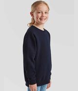 Fruit of the Loom Kids Premium Drop Shoulder Sweatshirt | Deep Navy thumbnail 3