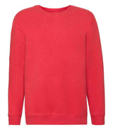 Fruit of the Loom Kids Premium Drop Shoulder Sweatshirt | Red thumbnail 4