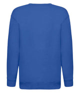 Fruit of the Loom Kids Premium Drop Shoulder Sweatshirt | Royal Blue thumbnail 5
