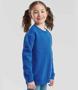 Fruit of the Loom Kids Premium Drop Shoulder Sweatshirt | Royal Blue thumbnail 3