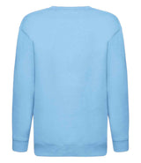 Fruit of the Loom Kids Premium Drop Shoulder Sweatshirt | Sky Blue thumbnail 2
