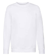 Fruit of the Loom Kids Premium Drop Shoulder Sweatshirt | White thumbnail 4