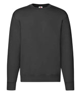 Fruit of the Loom Premium Drop Shoulder Sweatshirt | Black thumbnail 4