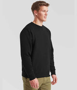 Fruit of the Loom Premium Drop Shoulder Sweatshirt | Black thumbnail 3
