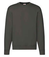 Fruit of the Loom Premium Drop Shoulder Sweatshirt | Charcoal thumbnail 1