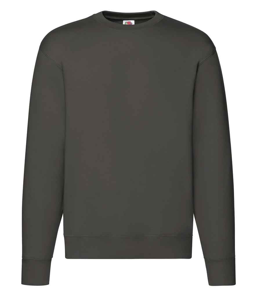Fruit of the Loom Premium Drop Shoulder Sweatshirt | Charcoal