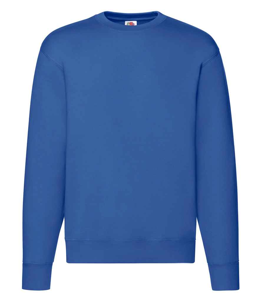 Fruit of the Loom Premium Drop Shoulder Sweatshirt | Royal Blue