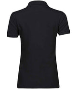 Tee Jays Ladies Heavy Cotton Piqué Polo Shirt | Black thumbnail 4