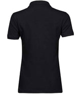 Tee Jays Ladies Heavy Cotton Piqué Polo Shirt | Black thumbnail 3