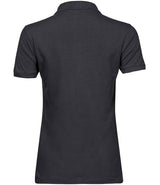 Tee Jays Ladies Heavy Cotton Piqué Polo Shirt | Dark Grey thumbnail 4