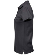 Tee Jays Ladies Heavy Cotton Piqué Polo Shirt | Dark Grey thumbnail 6
