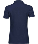 Tee Jays Ladies Heavy Cotton Piqué Polo Shirt | Navy thumbnail 4