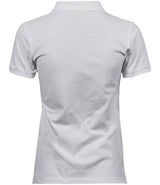 Tee Jays Ladies Heavy Cotton Piqué Polo Shirt | White thumbnail 2