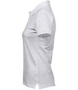 Tee Jays Ladies Heavy Cotton Piqué Polo Shirt | White thumbnail 3
