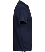 Tee Jays Luxury Stretch V Neck Polo Shirt | Navy thumbnail 3