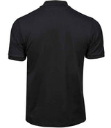Tee Jays Luxury Stretch Piqué Polo Shirt | Black thumbnail 2