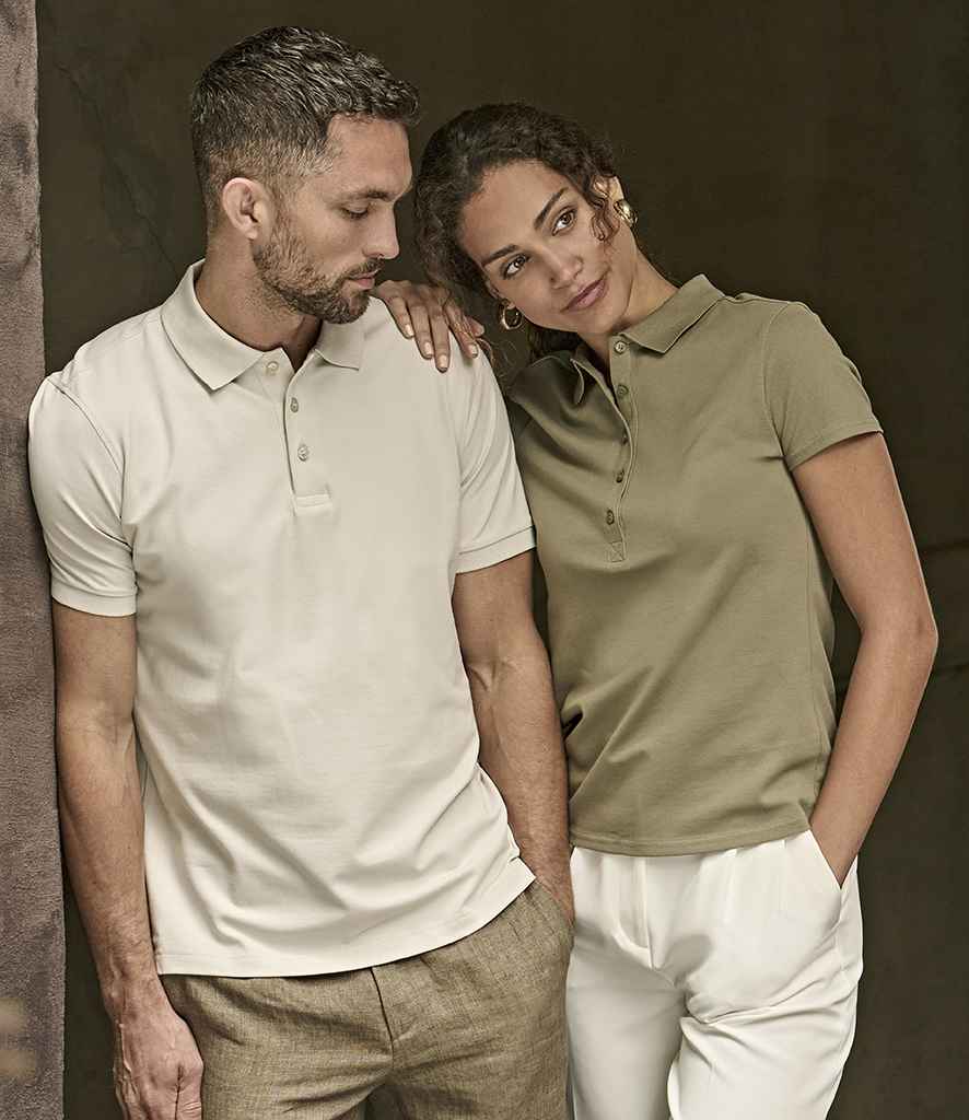 Tee Jays Luxury Stretch Piqué Polo Shirt | Cement