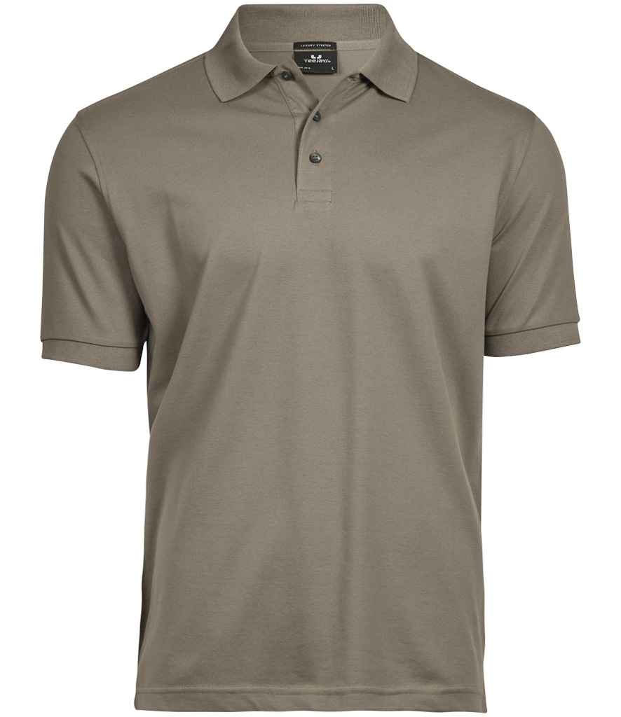 Tee Jays Luxury Stretch Piqué Polo Shirt | Clay