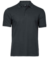 Tee Jays Luxury Stretch Piqué Polo Shirt | Dark Grey thumbnail 1