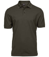 Tee Jays Luxury Stretch Piqué Polo Shirt | Dark Olive thumbnail 1
