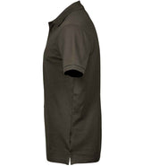 Tee Jays Luxury Stretch Piqué Polo Shirt | Dark Olive thumbnail 3