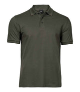 Tee Jays Luxury Stretch Piqué Polo Shirt | Deep Green thumbnail 1