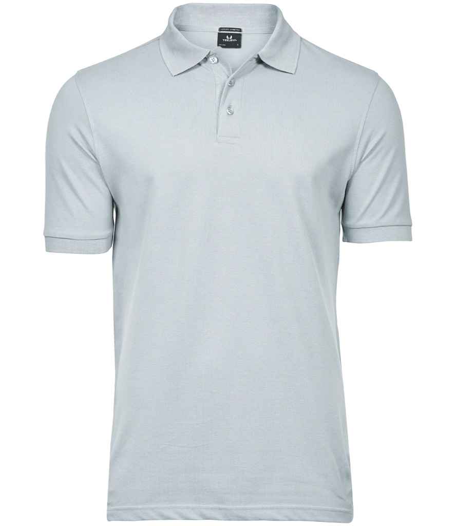 Tee Jays Luxury Stretch Piqué Polo Shirt | Ice Blue