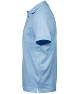 Tee Jays Luxury Stretch Piqué Polo Shirt | Light Blue thumbnail 3