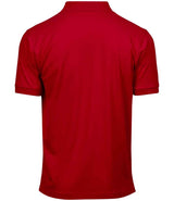 Tee Jays Luxury Stretch Piqué Polo Shirt | Red thumbnail 2
