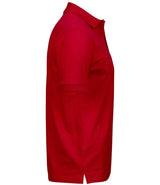 Tee Jays Luxury Stretch Piqué Polo Shirt | Red thumbnail 3