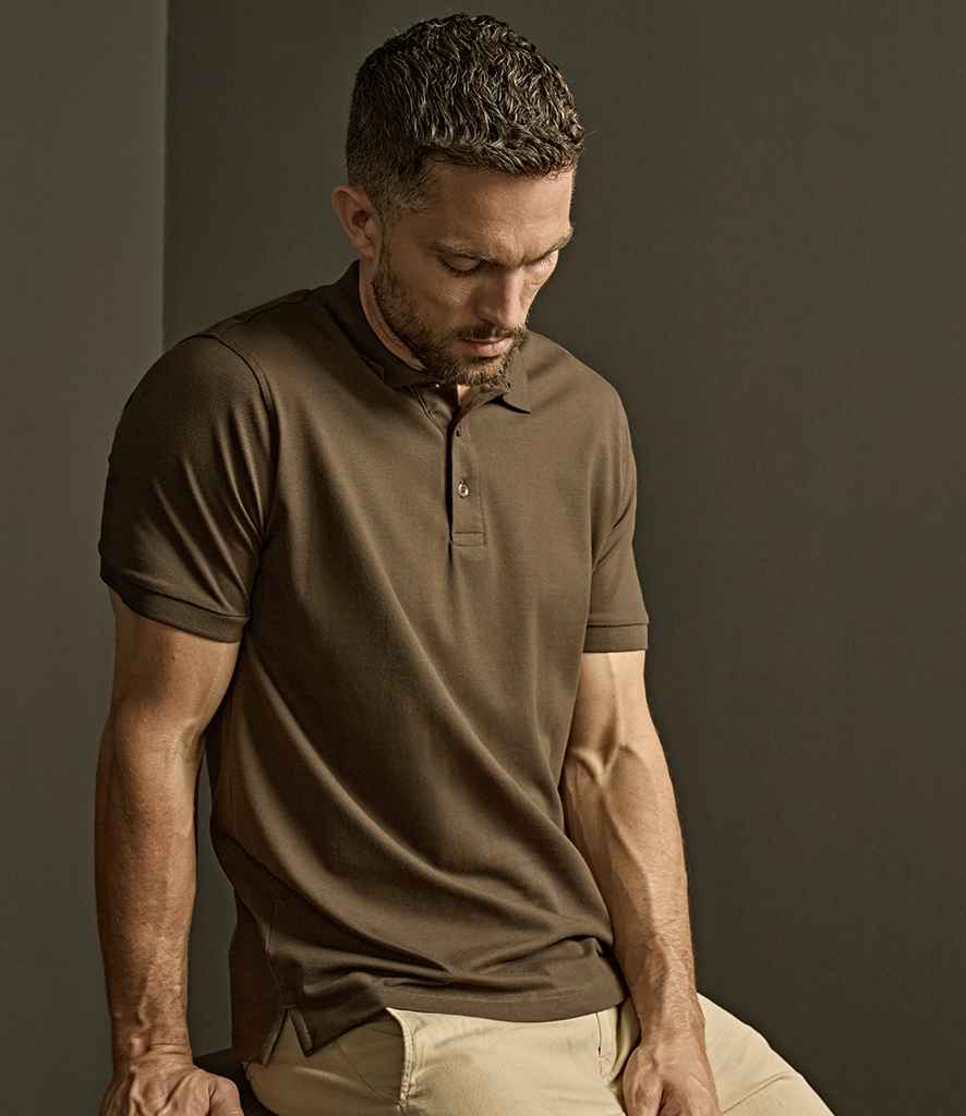 Tee Jays Luxury Stretch Piqué Polo Shirt | Wood